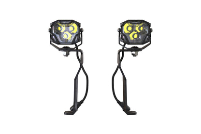 Morimoto 4Banger Ditch Light Kit: 21+ F150 (NCS Yellow Combo Beam)