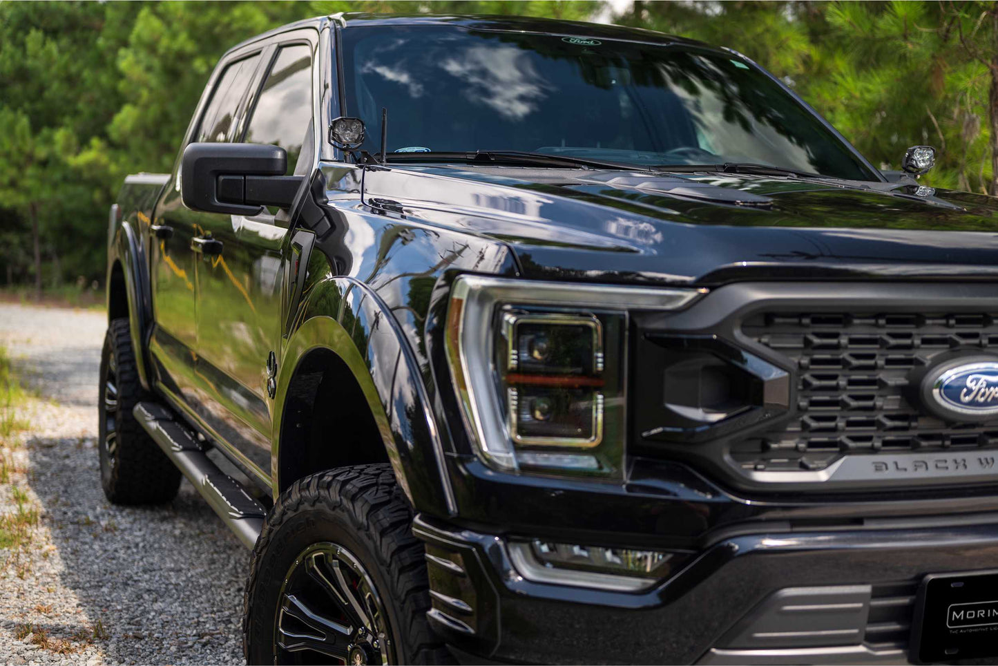 Morimoto 4Banger Ditch Light Kit: 21+ F150 (NCS Yellow Combo Beam)
