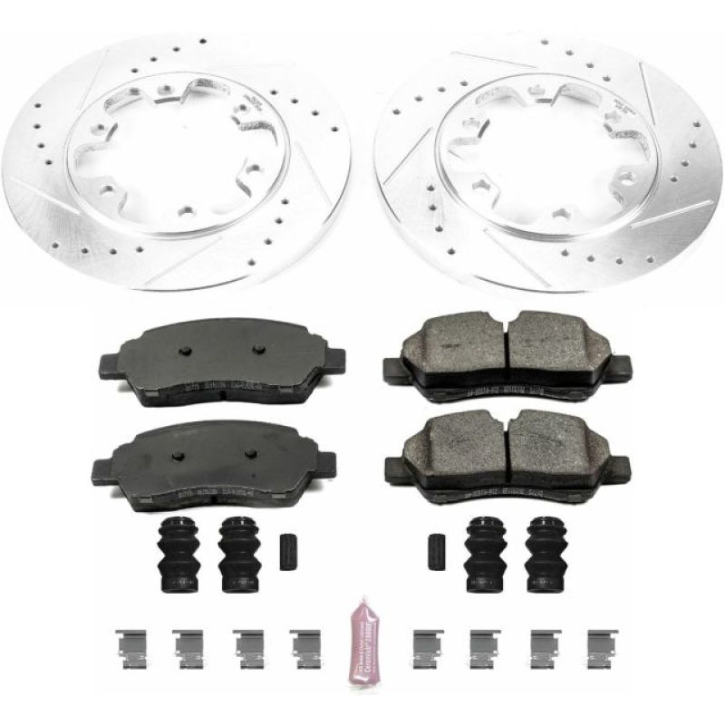 Power Stop 15-18 Ford Transit-350 HD Rear Z23 Evolution Sport Brake Kit PowerStop