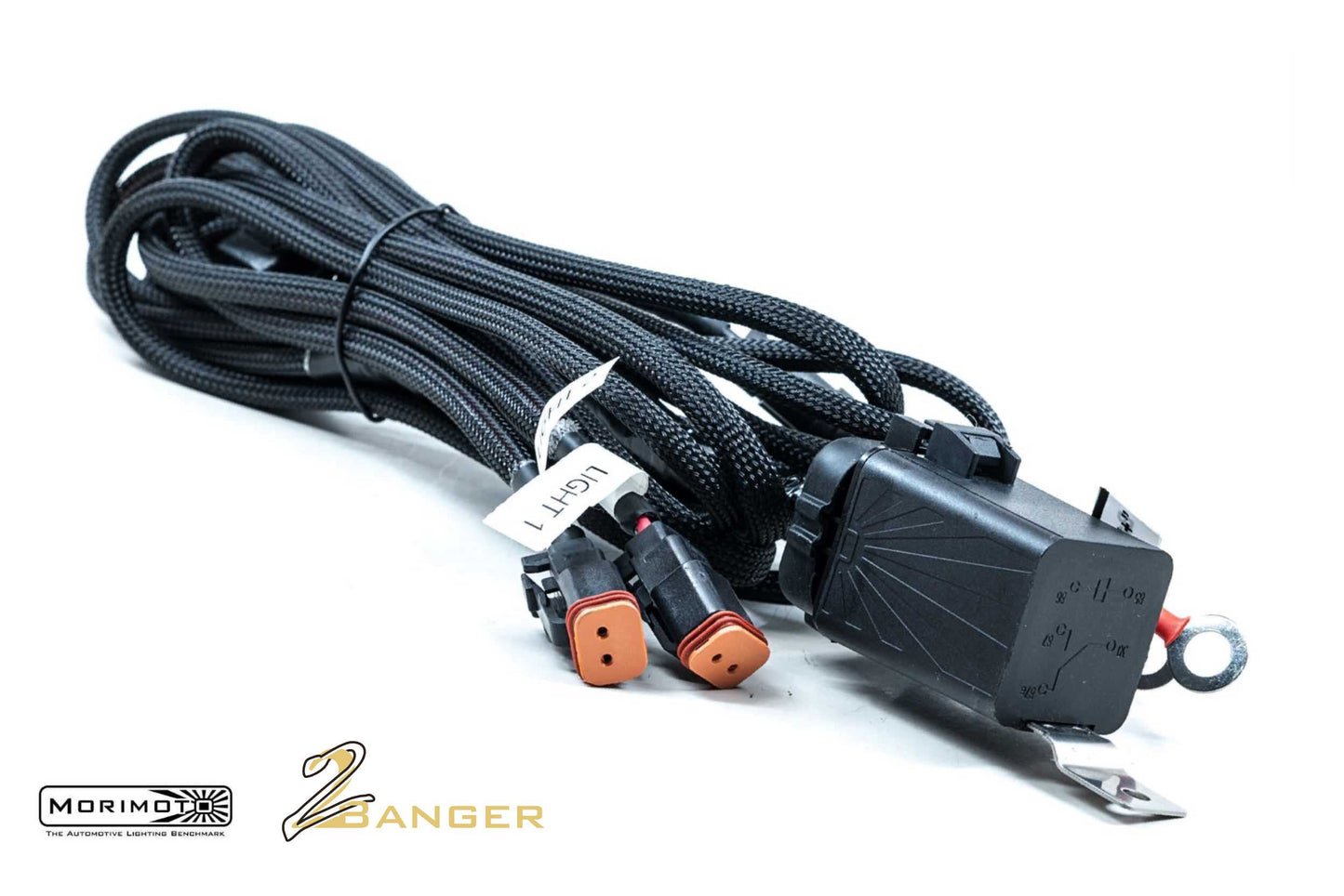 Morimoto 2Banger Ditch Light Kit: 17-22 Super Duty (NCS Yellow Flood Beam)