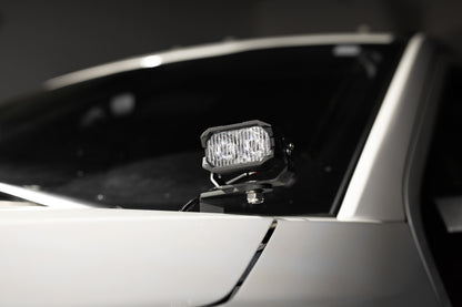 Morimoto 2Banger Ditch Light Kit: 17-22 Super Duty (NCS Yellow Flood Beam)