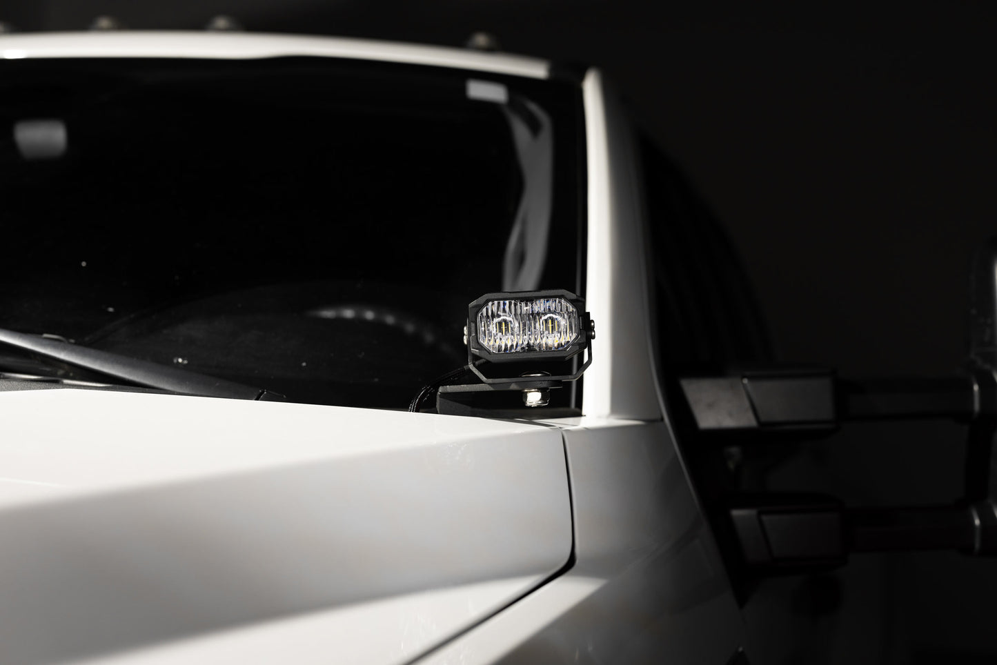Morimoto 2Banger Ditch Light Kit: 17-22 Super Duty (NCS Yellow Flood Beam)