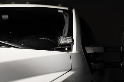 Morimoto 2Banger Ditch Light Kit: 17-22 Super Duty (NCS Yellow Flood Beam)