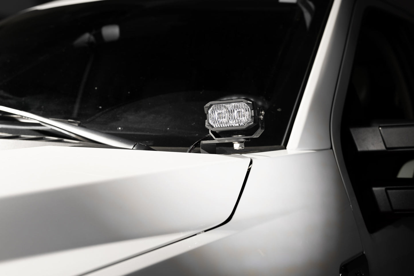 Morimoto 2Banger Ditch Light Kit: 17-22 Super Duty (NCS Yellow Flood Beam)