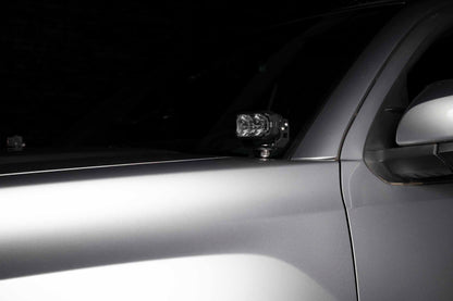 Morimoto 2Banger Ditch Light Kit: 16-23 Tacoma (HXB Yellow Combo Beam)