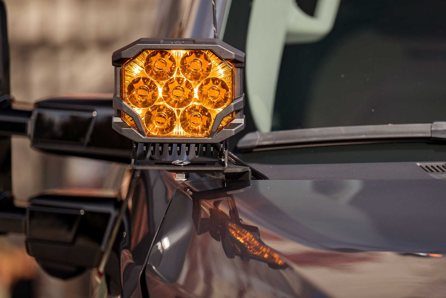 Morimoto BigBanger Ditch Light Kit: 2021+ Bronco (HXB Yellow Spot Beam)