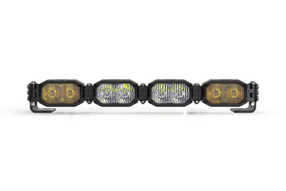 Single-Row BangerBar: (4 Pod / 16") (NCS Power - White/Yellow)