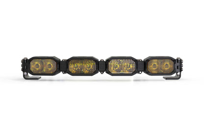 Single-Row BangerBar: (4 Pod / 16") (HXB Power - White/Yellow)