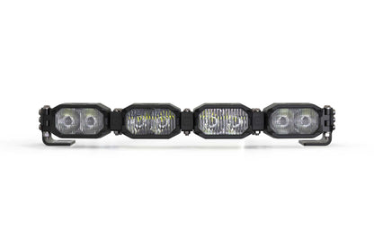 Single-Row BangerBar: (4 Pod / 16") (NCS Power - White/Yellow)