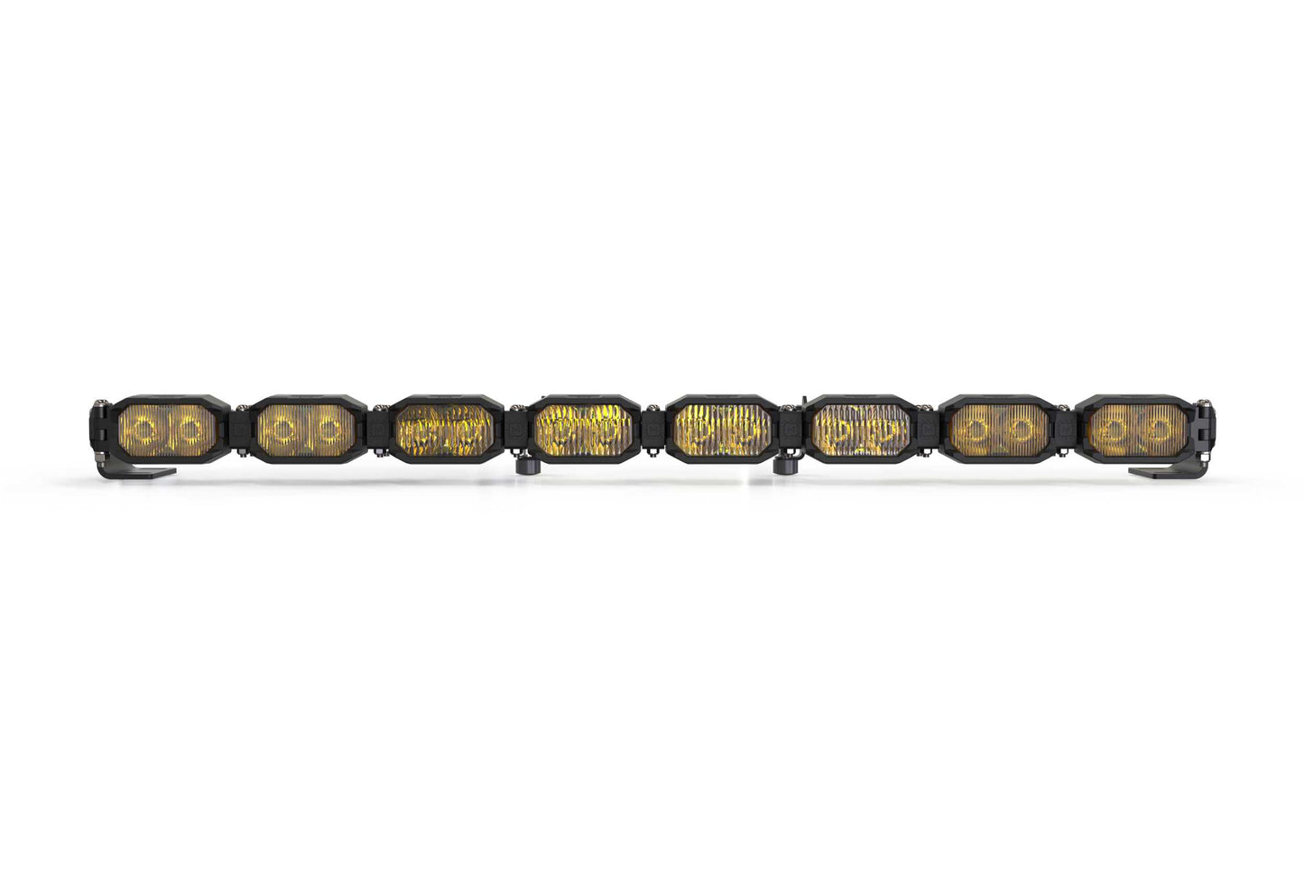 Single-Row BangerBar: (8 Pod / 31.5") (HXB Power - White/Yellow)