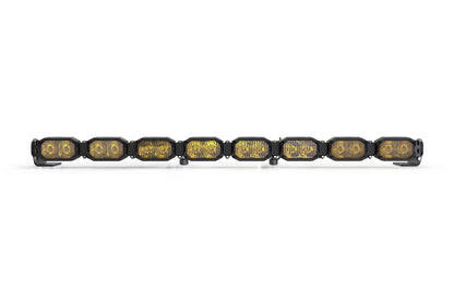 Single-Row BangerBar: (8 Pod / 31.5") (HXB Power - White/Yellow)