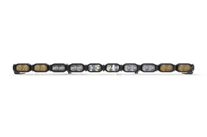 Single-Row BangerBar: (10 Pod / 40") (NCS Power - White/Yellow)