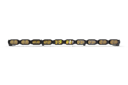 Single-Row BangerBar: (10 Pod / 40") (HXB Power - White/Yellow)