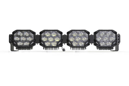 Triple-Row BangerBar: (4 Pod / 29") (NCS Power - White/Yellow)