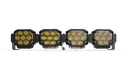 Triple-Row BangerBar: (4 Pod / 29") (HXB Power - White/Yellow)