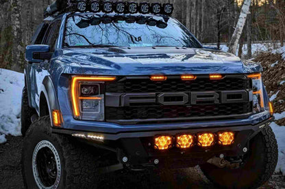 Triple-Row BangerBar: (4 Pod / 29") (HXB Power - White/Yellow)