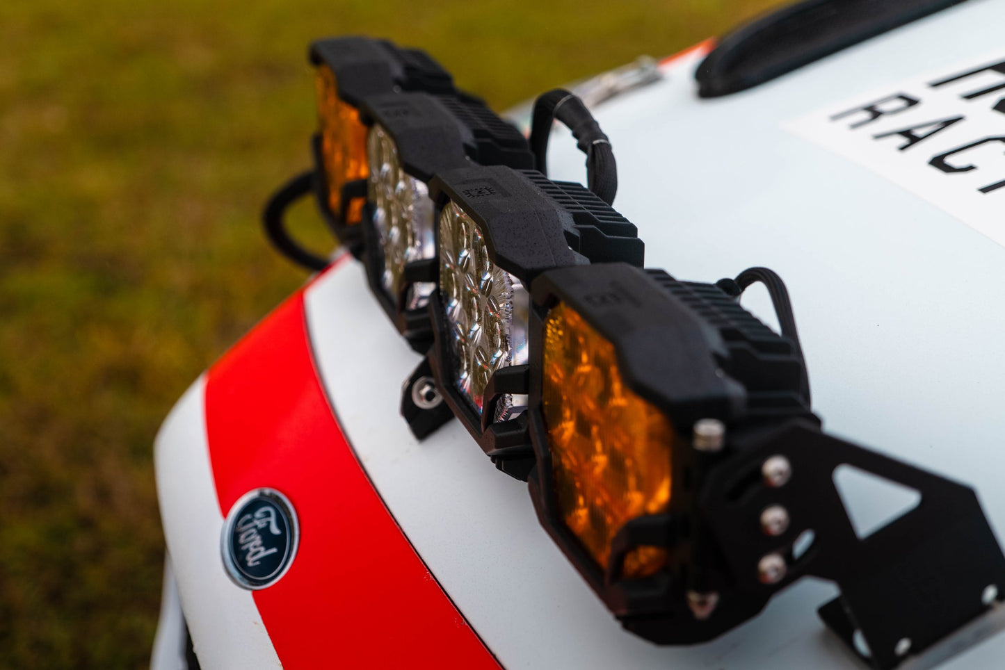 Triple-Row BangerBar: (4 Pod / 29") (HXB Power - White/Yellow)