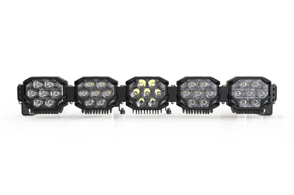 Triple-Row BangerBar: (5 Pod / 36") (HXB Power - White/Yellow)