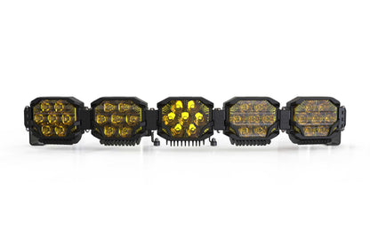Triple-Row BangerBar: (5 Pod / 36") (NCS Power - White/Yellow)