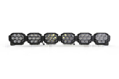 Triple-Row BangerBar: (6 Pod / 43") (NCS Power - White/Yellow)