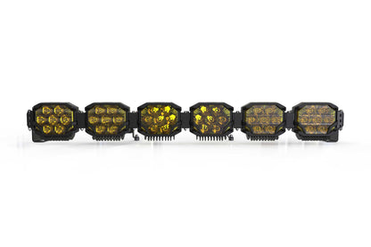 Triple-Row BangerBar: (6 Pod / 43") (HXB Power - White/Yellow)