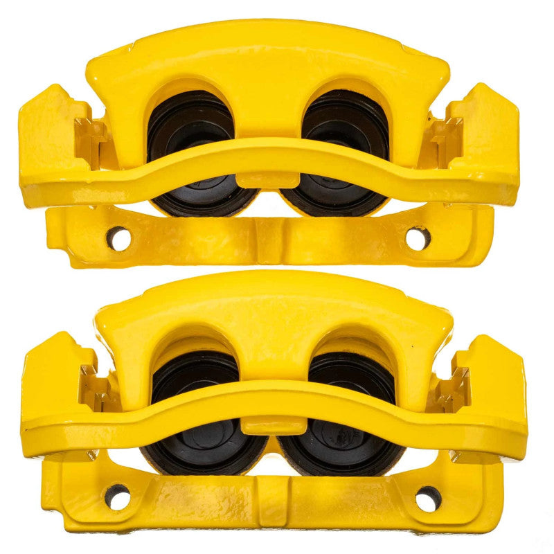 Power Stop 06-08 Lincoln Mark LT Front Yellow Caliper w/Bracket (Pair) PowerStop