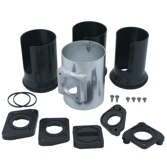 Spectre Mass Flow Air Sensor Adapter Kit MAF 3 in Aluminum - 9405