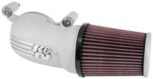 Load image into Gallery viewer, K&amp;N 08-17 Harley Davidson Touring Models Performance Air Intake System Silver