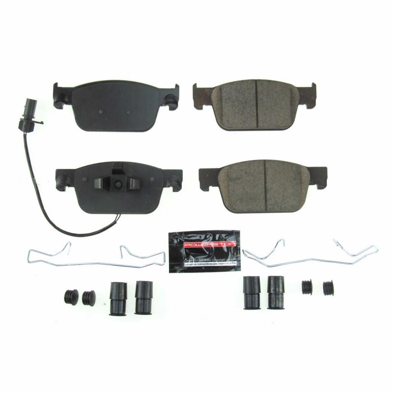 Power Stop 17-19 Audi A4 Front Z23 Evolution Sport Brake Pads w/Hardware PowerStop