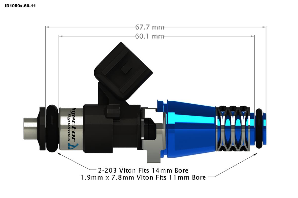 Injector Dynamics - ID1050x XDS Fuel Injectors - Honda / Acura / Nissan / Toyota - 1050.60.11.14.4