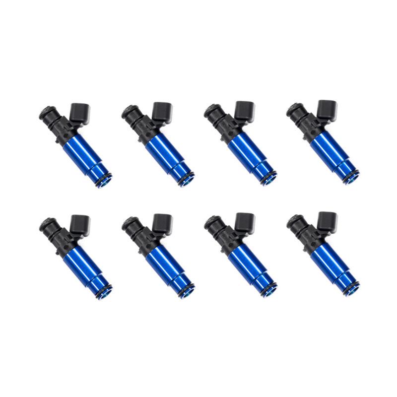 Injector Dynamics 1050cc High Impedance Injector - 60mm Length - 14mm Blue Bottom - Set of 8 - 1050.60.14.14W.8