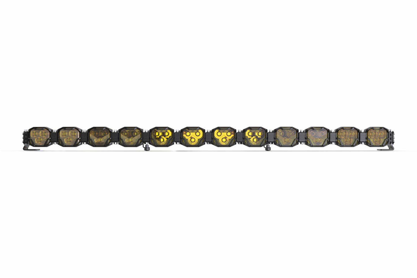 Double-Row BangerBar: (12 Pod / 48.5") (HXB Power - Yellow)