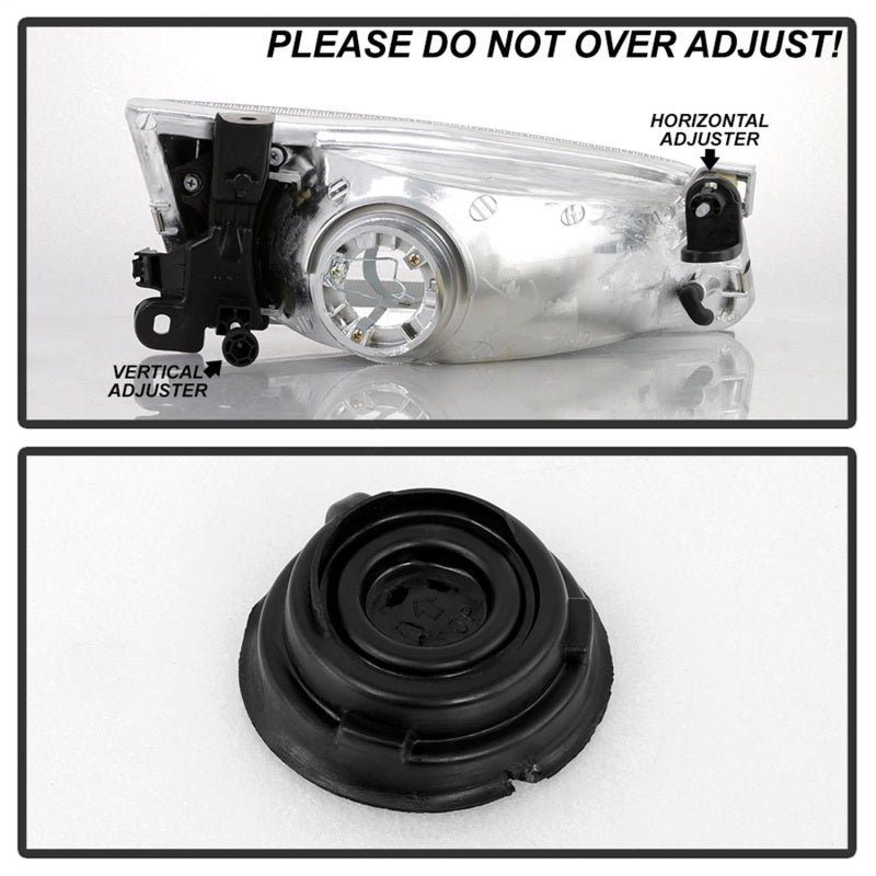 xTune 97-99 Toyota Camry OEM Style Headlights - Chrome (HD-JH-TCAM97-C) SPYDER