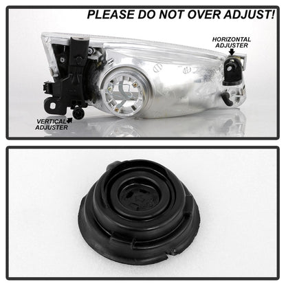 xTune 97-99 Toyota Camry OEM Style Headlights - Chrome (HD-JH-TCAM97-C) SPYDER