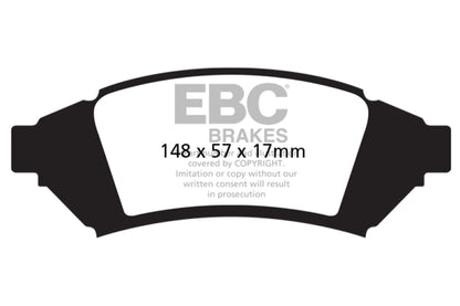 EBC Ultimax2 Front Brake Pads - UD1000 EBC