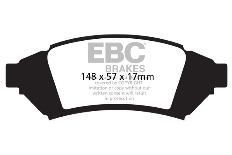 EBC Ultimax2 Front Brake Pads - UD1000