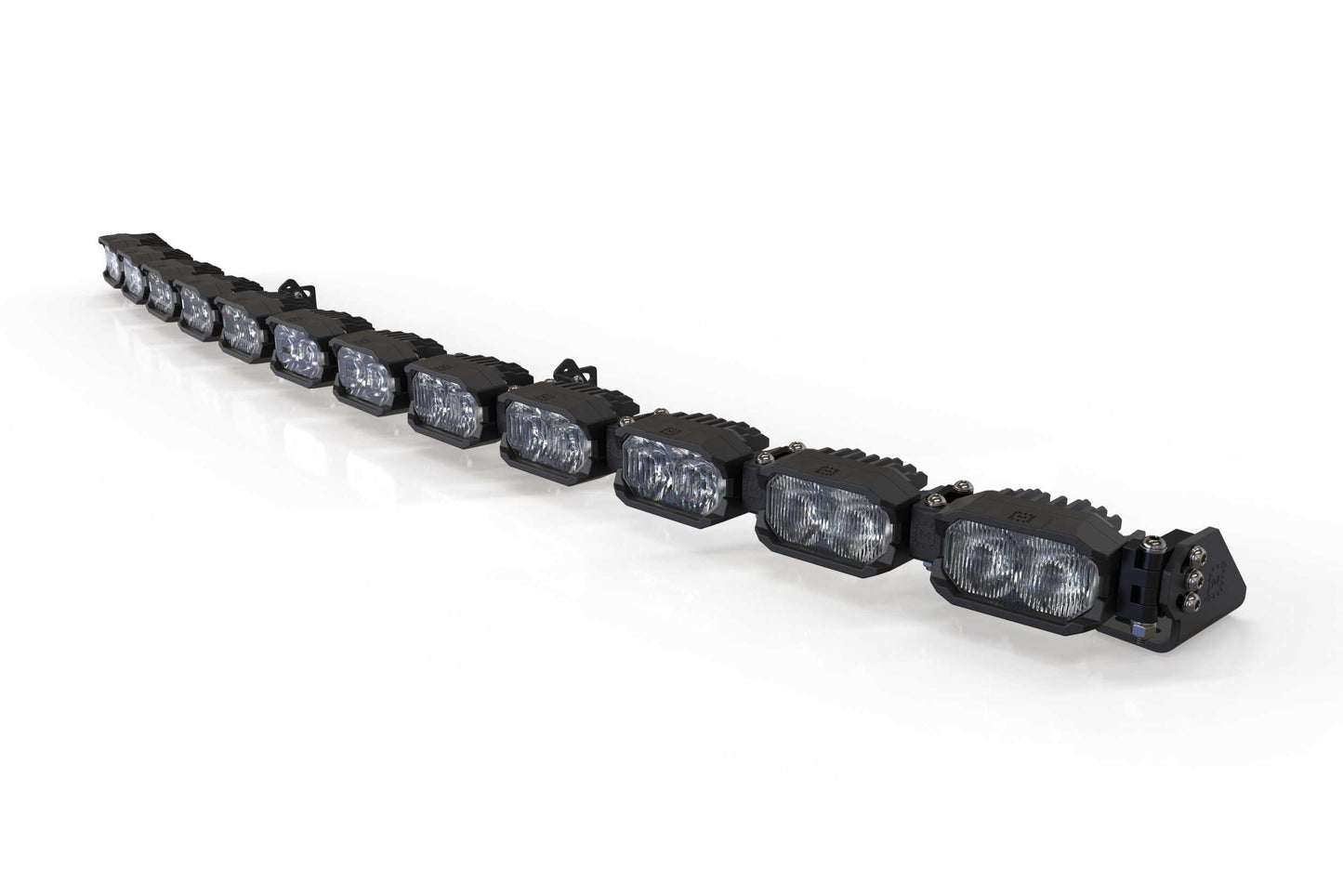 Single-Row BangerBar: (12 Pod / 47") (HXB Power - White)