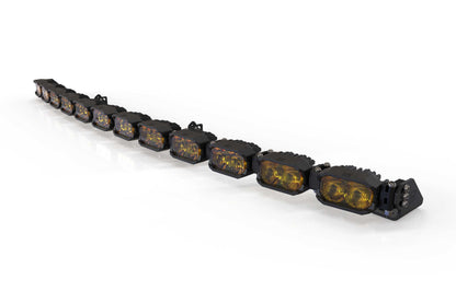 Single-Row BangerBar: (12 Pod / 47") (HXB Power - Yellow)