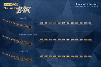Single-Row BangerBar: (12 Pod / 47") (HXB Power - Yellow)