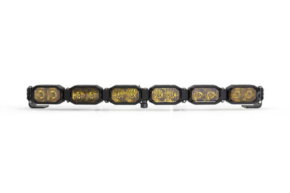 Single-Row BangerBar: (6 Pod / 24") (NCS Power - Yellow)