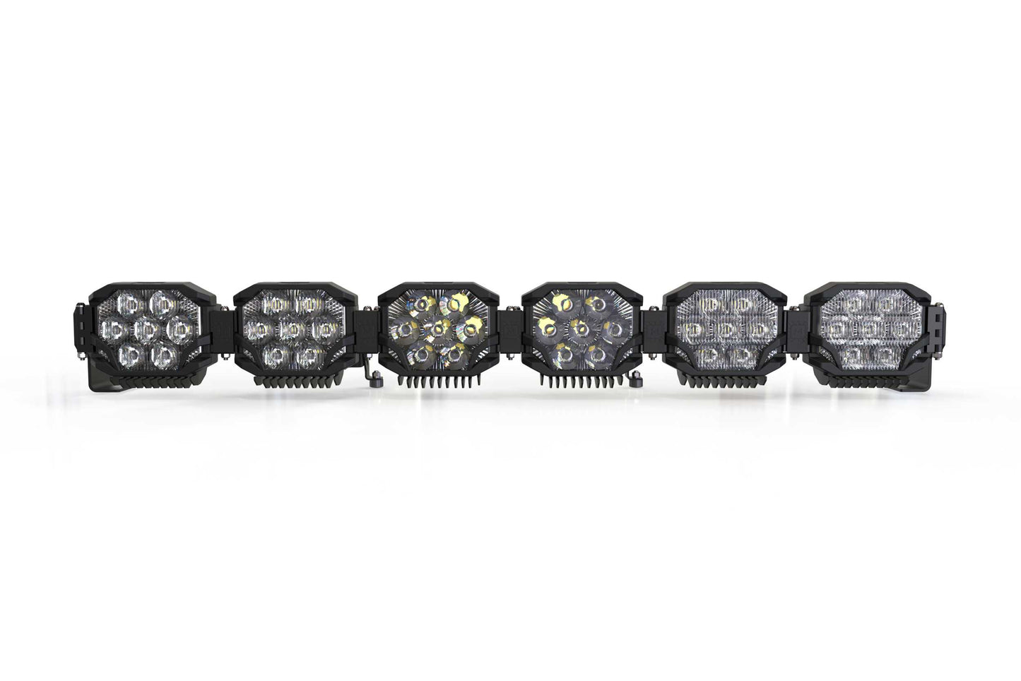 Triple-Row BangerBar: (6 Pod / 43") (HXB Power - White)