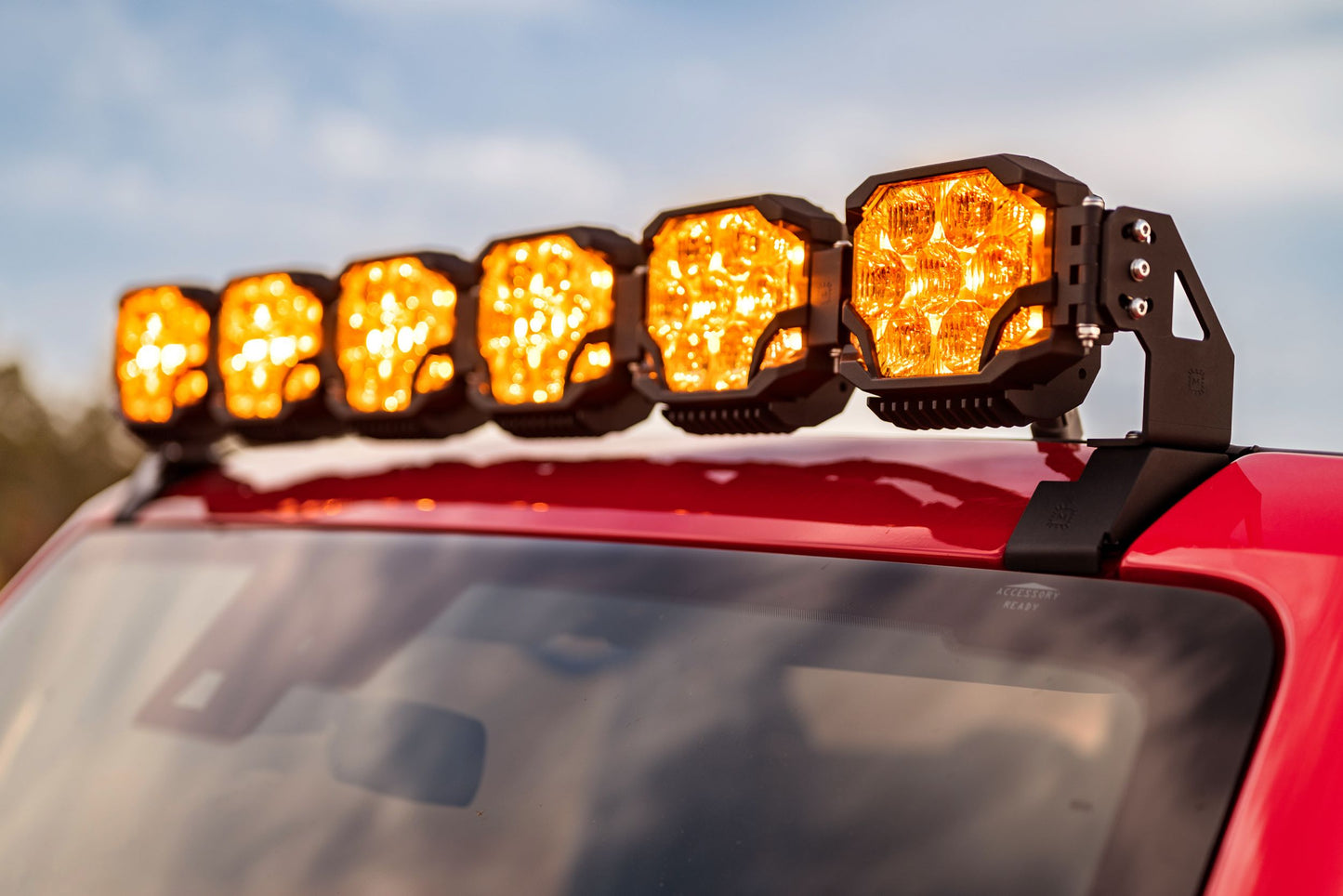 Triple-Row BangerBar: (7 Pod / 50.5") (HXB Power - Yellow)