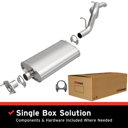 MagnaFlow BRExhaust Series 106-0002 Direct-Fit Exhaust System for 1997–2006 Jeep Wrangler