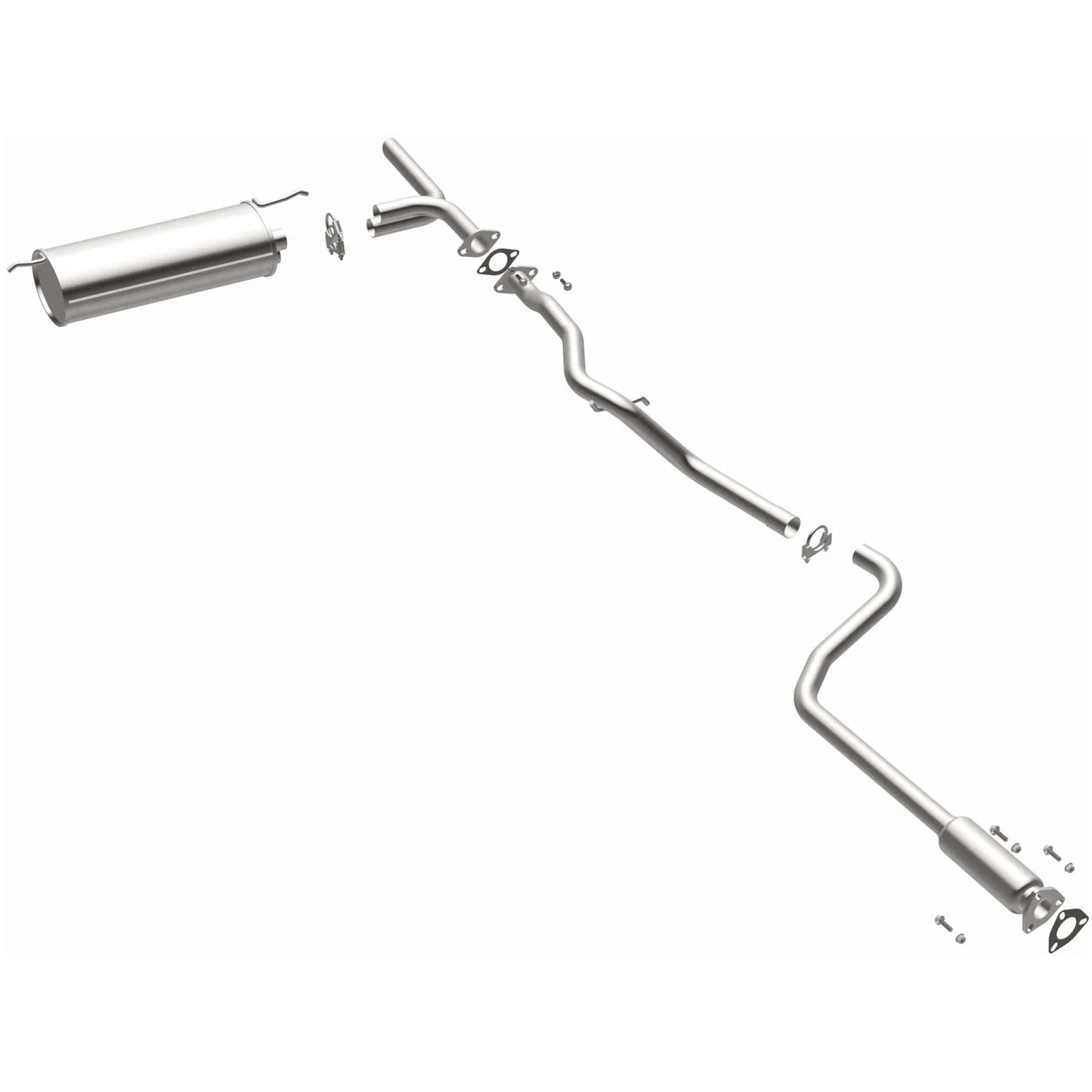 MagnaFlow BRExhaust Series 106-0025 Direct-Fit Exhaust System for 1997–2005 Chevy Malibu / Chevy Classic / 1997–1999 Oldsmobile Cutlass