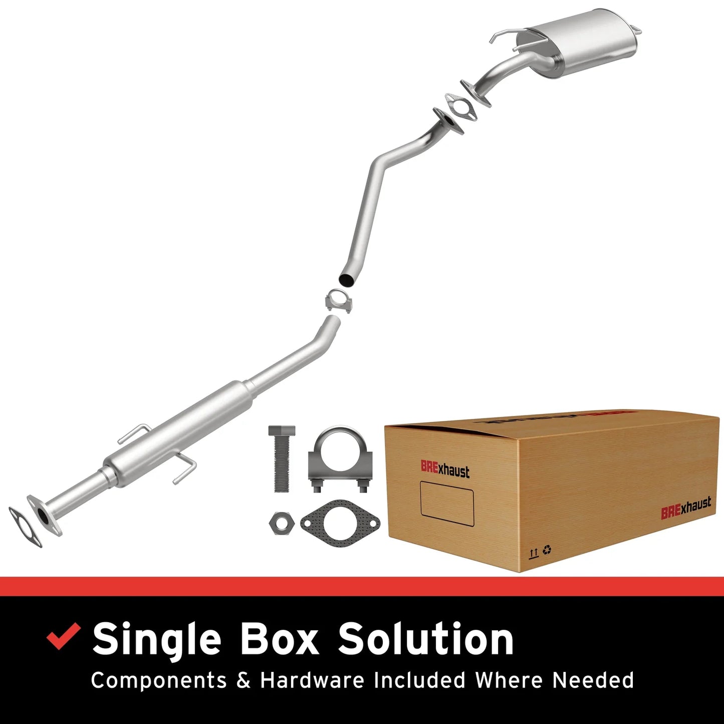 MagnaFlow BRExhaust 106-0399 Direct-Fit Exhaust for 2001–2006 Hyundai Elantra 2.0L