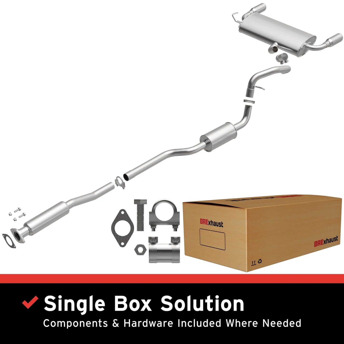 MagnaFlow BRExhaust Series 106-0504 Direct-Fit Exhaust System for 2013–2019 Ford Escape