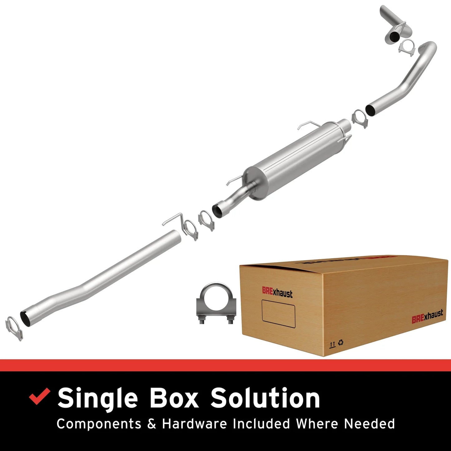 MagnaFlow BRExhaust Series 106-0525 Direct-Fit Exhaust System for 2006–2009 Dodge Ram 1500 / 2500 / 3500 (5.7L)