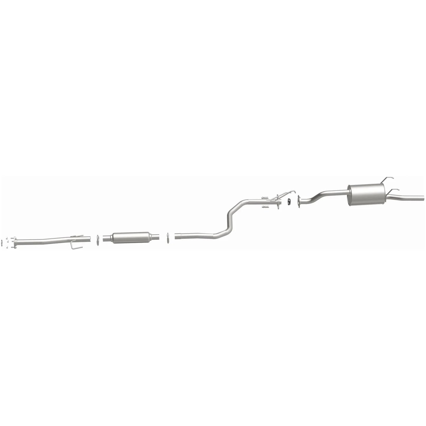 MagnaFlow BRExhaust Series 106-0727 Direct-Fit Exhaust System for 1992–2000 Honda Civic / 1997–2000 Acura EL