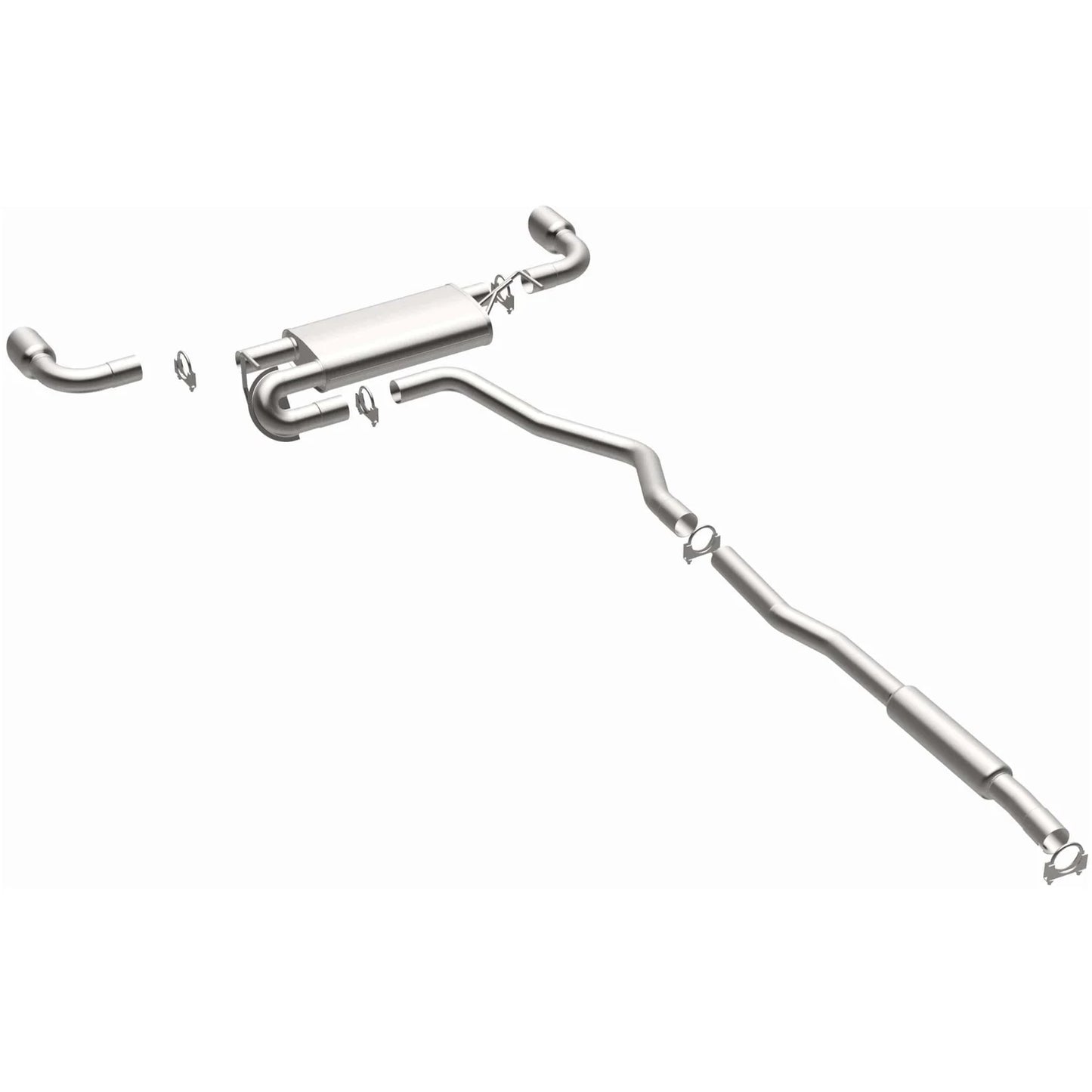 MagnaFlow BRExhaust 106-0767 Direct-Fit Exhaust for 2014–2022 Jeep Cherokee 3.2L
