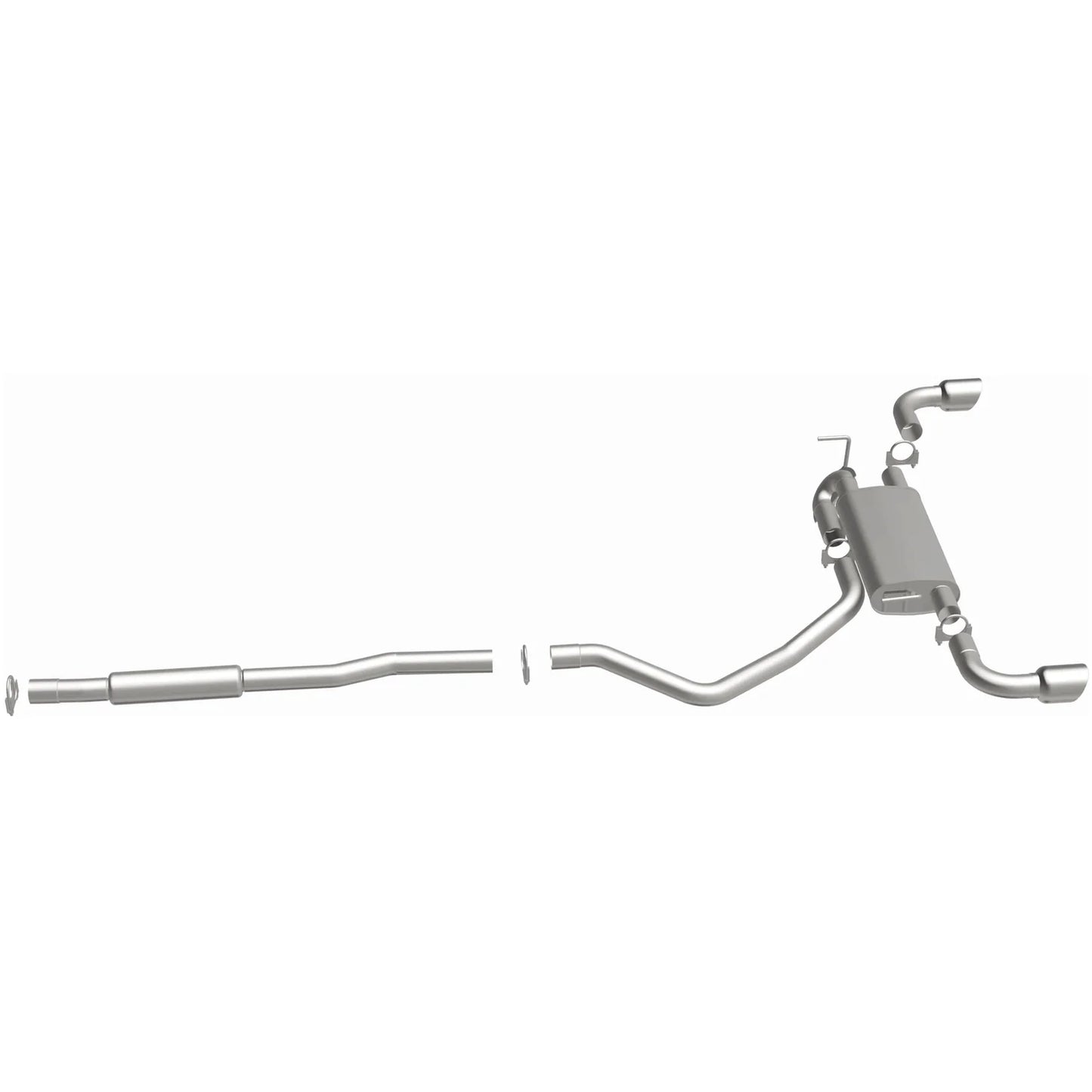 MagnaFlow BRExhaust 106-0767 Direct-Fit Exhaust for 2014–2022 Jeep Cherokee 3.2L